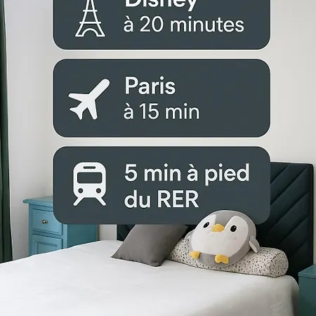 5 Minutes Rer A Apartment *